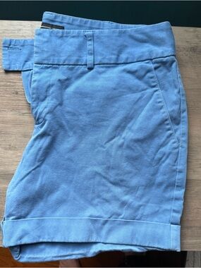 INC International Concepts Sky Blue Cotton Blend Shorts